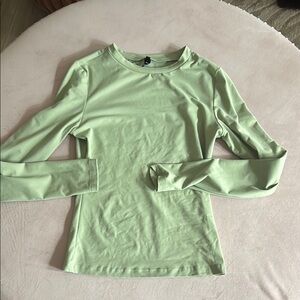 Mint Green Long Sleeve Top